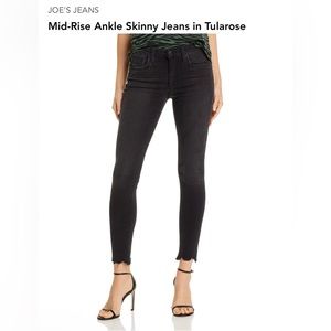 JOE'S JEANS Mid-Rise Ankle Skinny Jeans in Tularose Size 31